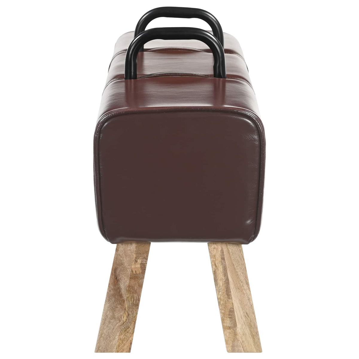 Bank Donkerbruin 110 x 30 x 45 cm Echt Leer