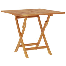 Vouw Tuin Tafel Naturel 90 x 90 x 75 cm Massief Teakhout