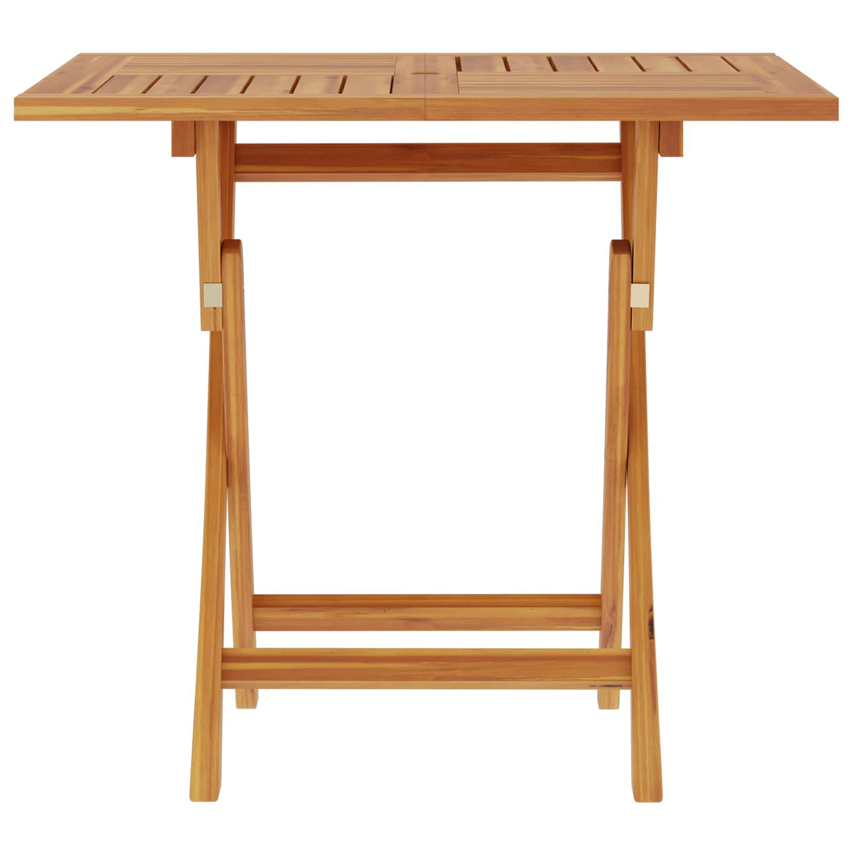 Vouw Tuin Tafel Naturel 90 x 90 x 75 cm Massief Teakhout