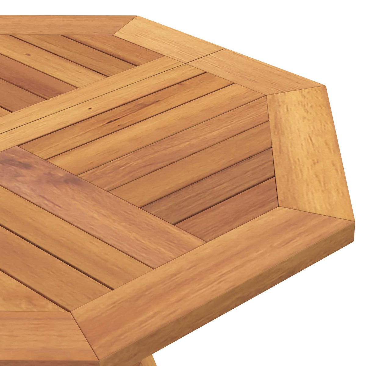 Vouw Tuin Tafel Naturel 90 x 90 x 75 cm Massief Teakhout