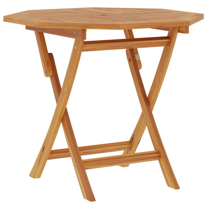 Vouw Tuin Tafel Naturel 90 x 90 x 75 cm Massief Teakhout
