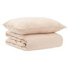 Dekbedset 2 st 137 x 200 cm Winter 350 gsm Beige