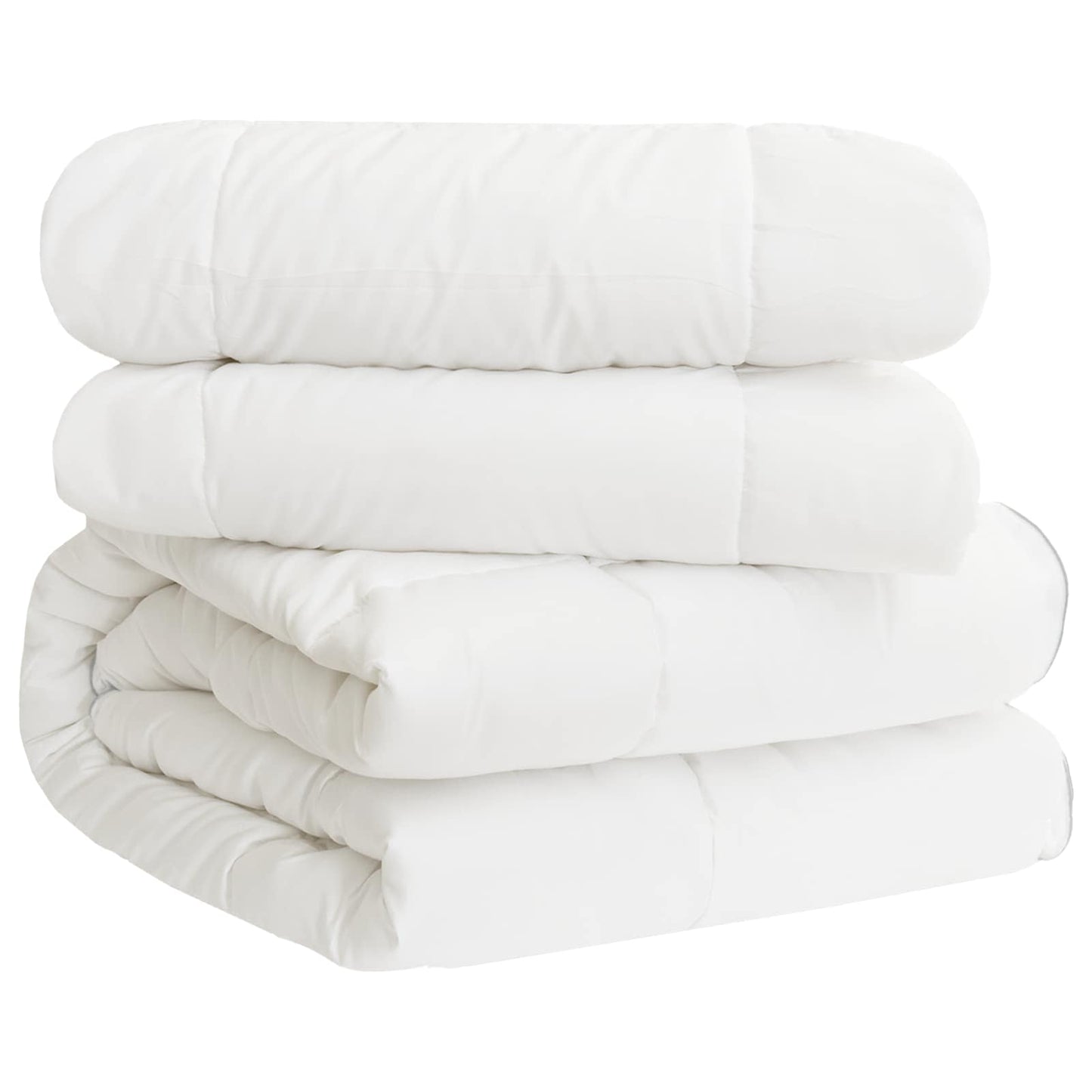 Jaar Rond Dekbed Set 2 st 137 x 200 cm Alle seizoenen Wit