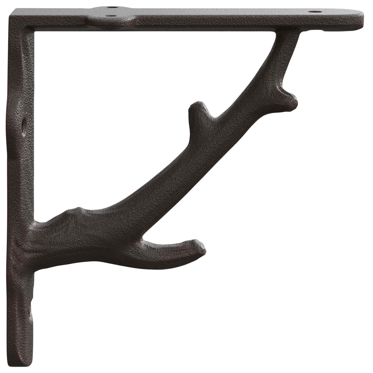 Wandplankbeugels 12 st Antiek Bruin 10 x 10 x 3 cm Staal