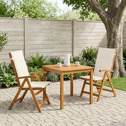 Recliner Tuinstoelen 2 st Naturel Massief Acaciahout