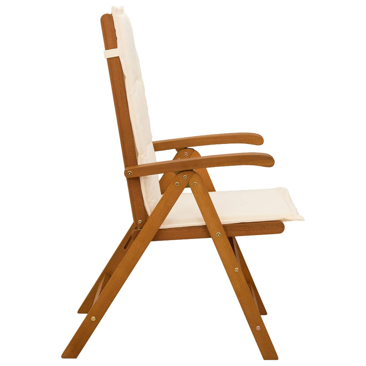 Recliner Tuinstoelen 2 st Naturel Massief Acaciahout