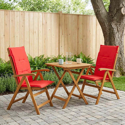 Recliner Tuinstoelen 2 st Naturel Massief Acaciahout