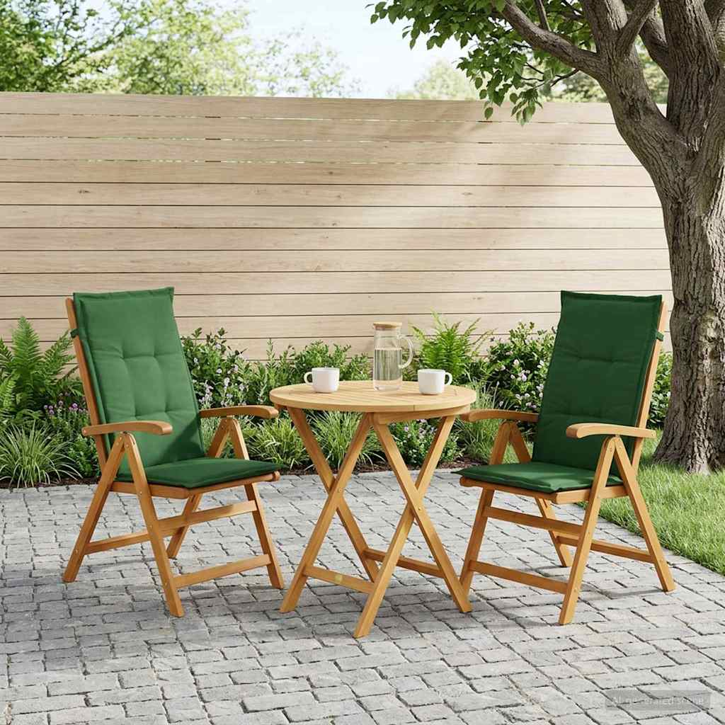 Recliner Tuinstoelen 2 st Naturel Massief Acaciahout