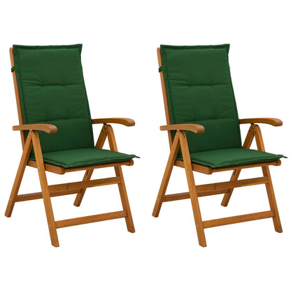 Recliner Tuinstoelen 2 st Naturel Massief Acaciahout