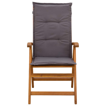 Recliner Tuinstoelen 3 st Naturel Massief Acaciahout