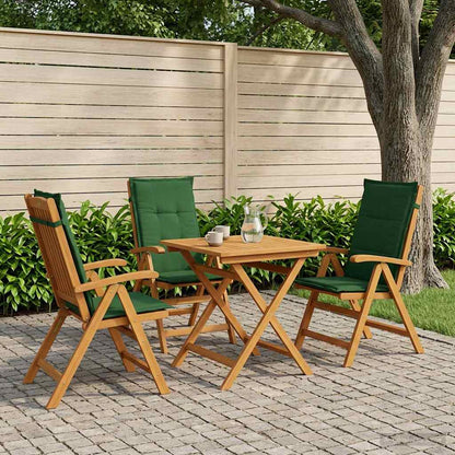 Recliner Tuinstoelen 3 st Naturel Massief Acaciahout