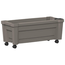 Calypso plantenbak met wielen Grijs 79 x 35 x 33 cm PP