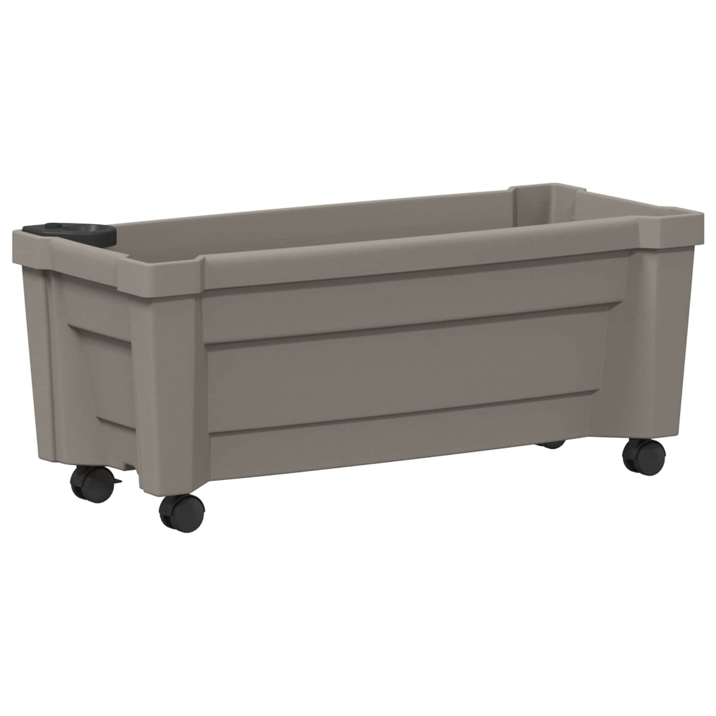 Calypso plantenbak met wielen Grijs 79 x 35 x 33 cm PP