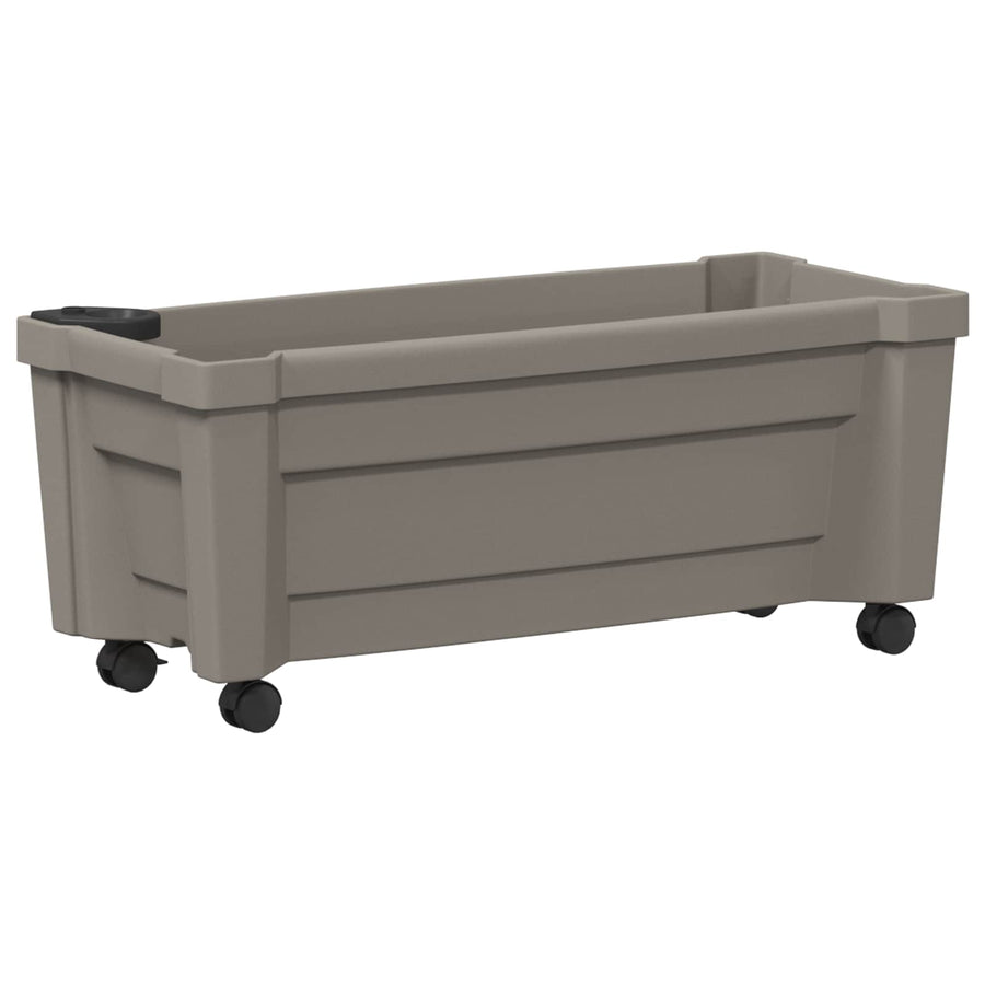 Calypso plantenbak met wielen Grijs 79 x 35 x 33 cm PP