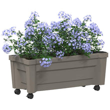 Calypso plantenbak met wielen Grijs 79 x 35 x 33 cm PP
