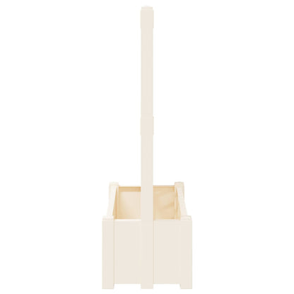 Grote planter met trellis Wit 99,5 x 43 x 133,5 PP