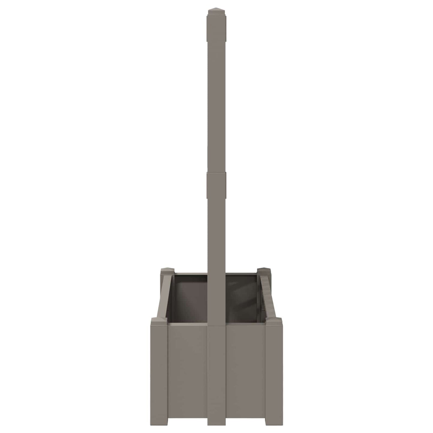 Grote planter met trellis Grijs 99,5 x 43 x 133,5 PP