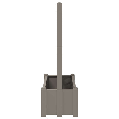 Grote planter met trellis Grijs 99,5 x 43 x 133,5 PP