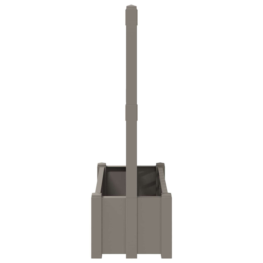 Grote planter met trellis Grijs 99,5 x 43 x 133,5 PP