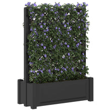 Grote planter met trellis Antracietkleurig 99,5 x 43 x 133,5 PP