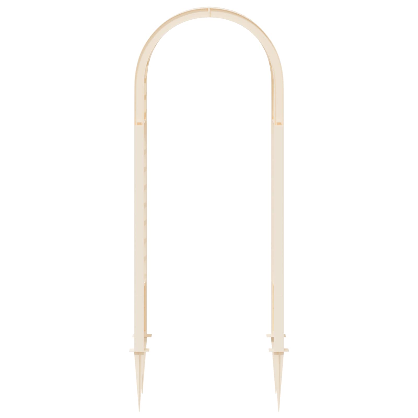 Rozenboog met Stekels Wit 97 x 43 x 218 cm PP