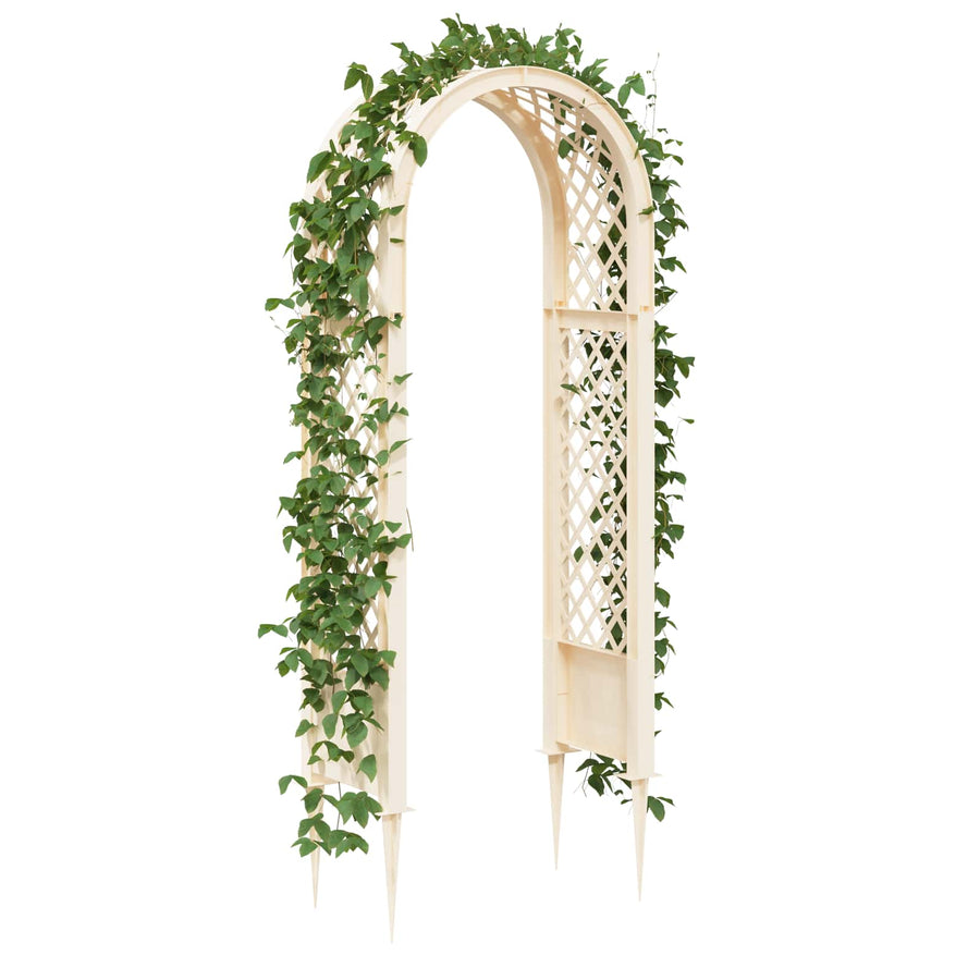 Rozenboog met Stekels Wit 97 x 43 x 218 cm PP
