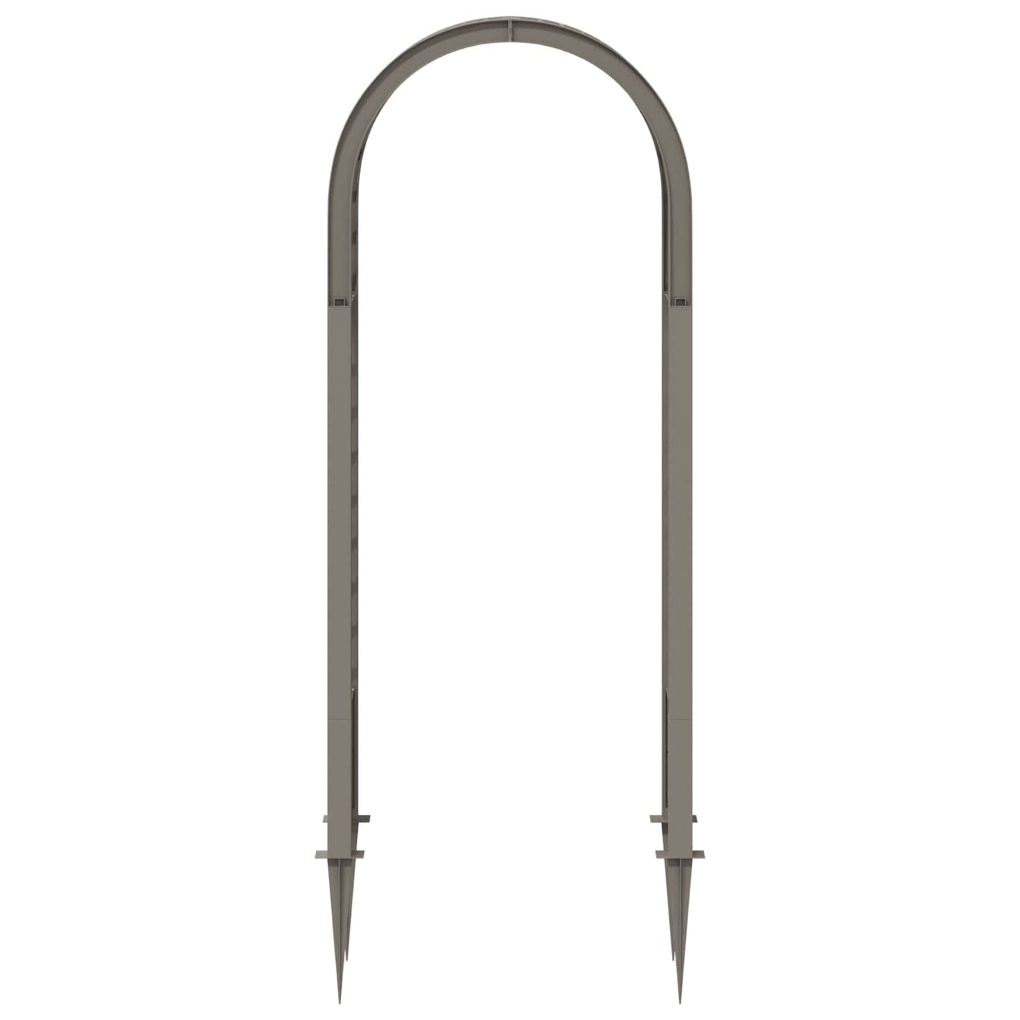 Rozenboog met Stekels Grijs 97 x 43 x 218 cm PP