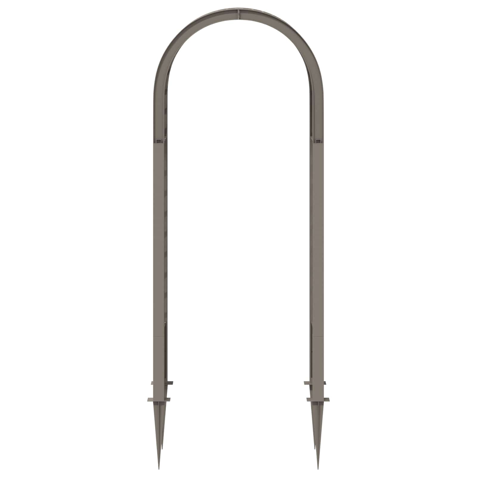 Rozenboog met Stekels Grijs 97 x 43 x 218 cm PP