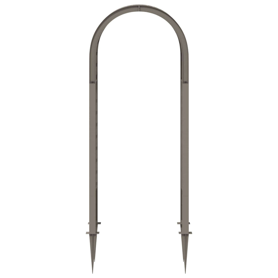 Rozenboog met Stekels Grijs 97 x 43 x 218 cm PP