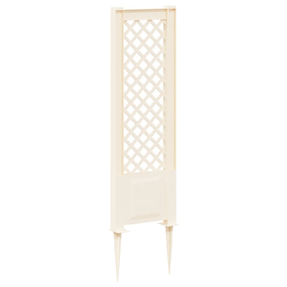 Trellis met Spike Wit 43 x 6 x 165 cm PP