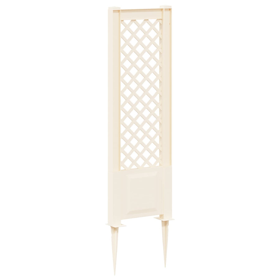 Trellis met Spike Wit 43 x 6 x 165 cm PP