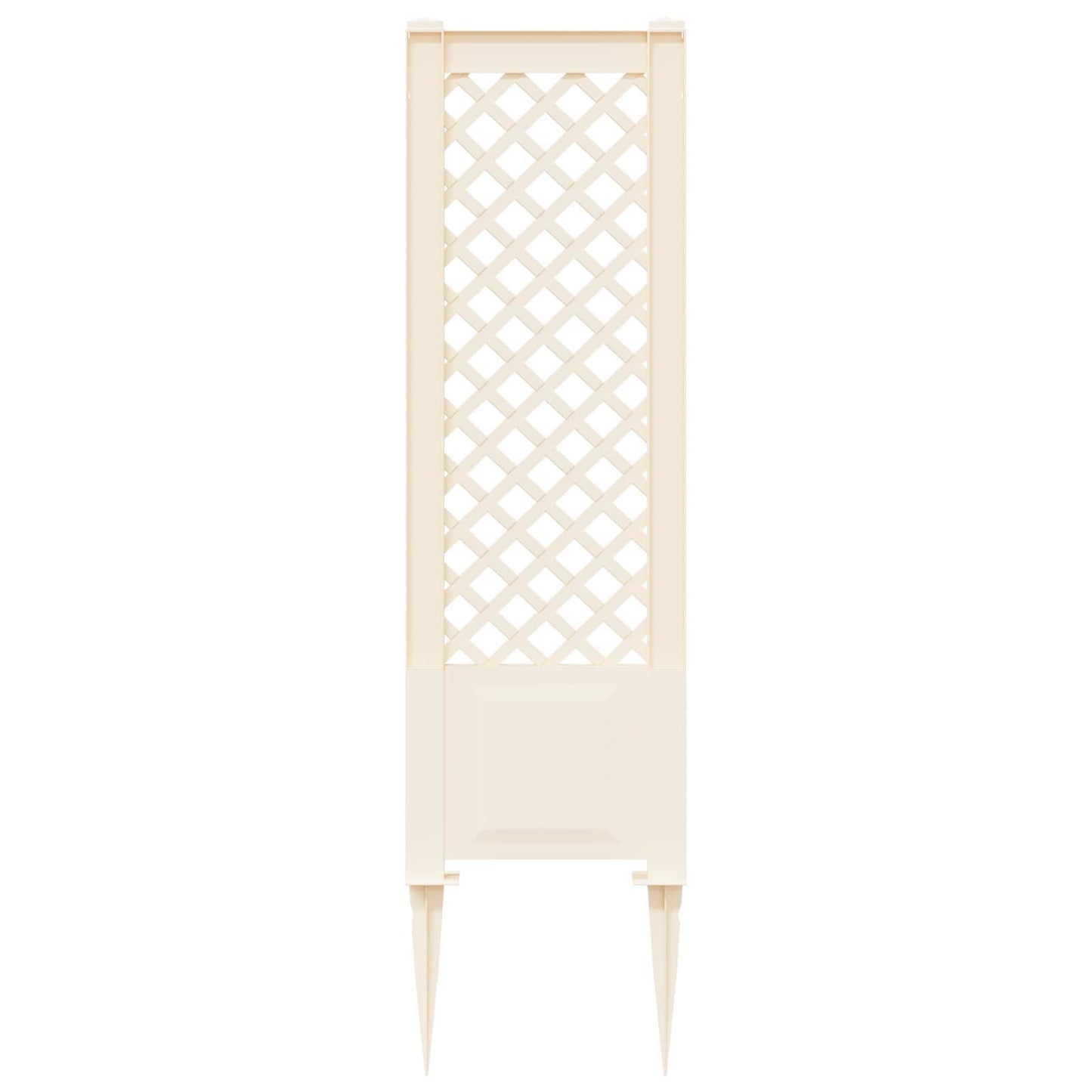 Trellis met Spike Wit 43 x 6 x 165 cm PP
