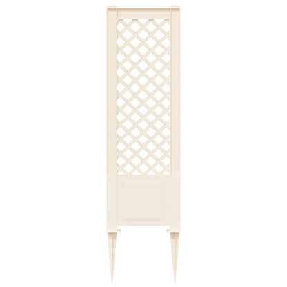 Trellis met Spike Wit 43 x 6 x 165 cm PP
