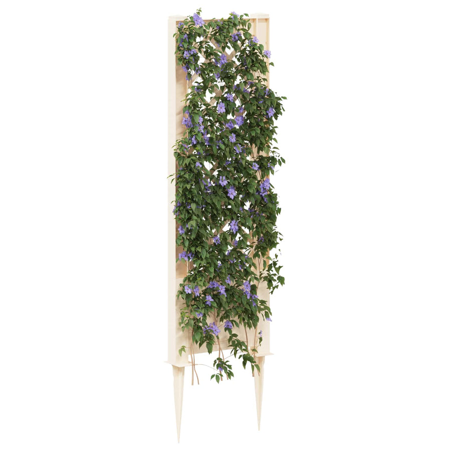 Trellis met Spike Wit 43 x 6 x 165 cm PP