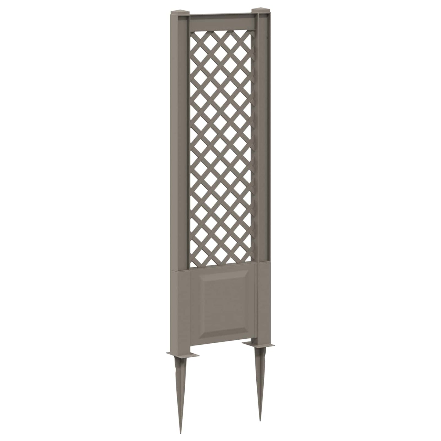 Trellis met Spike Grijs 43 x 6 x 165 cm PP