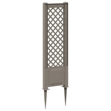 Trellis met Spike Grijs 43 x 6 x 165 cm PP