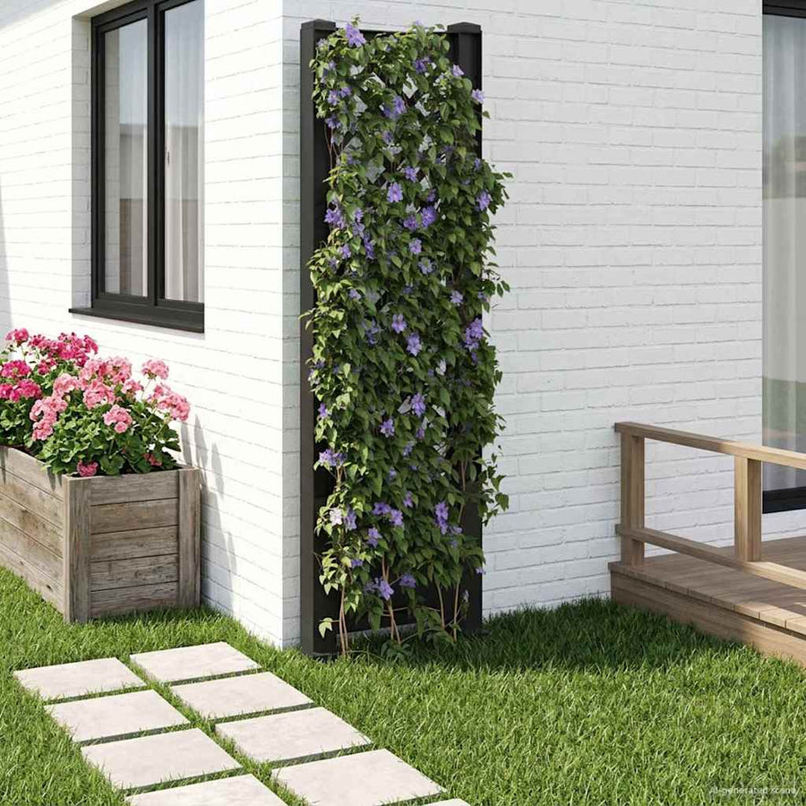 Trellis met Spike Antracietkleurig 43 x 6 x 165 cm PP