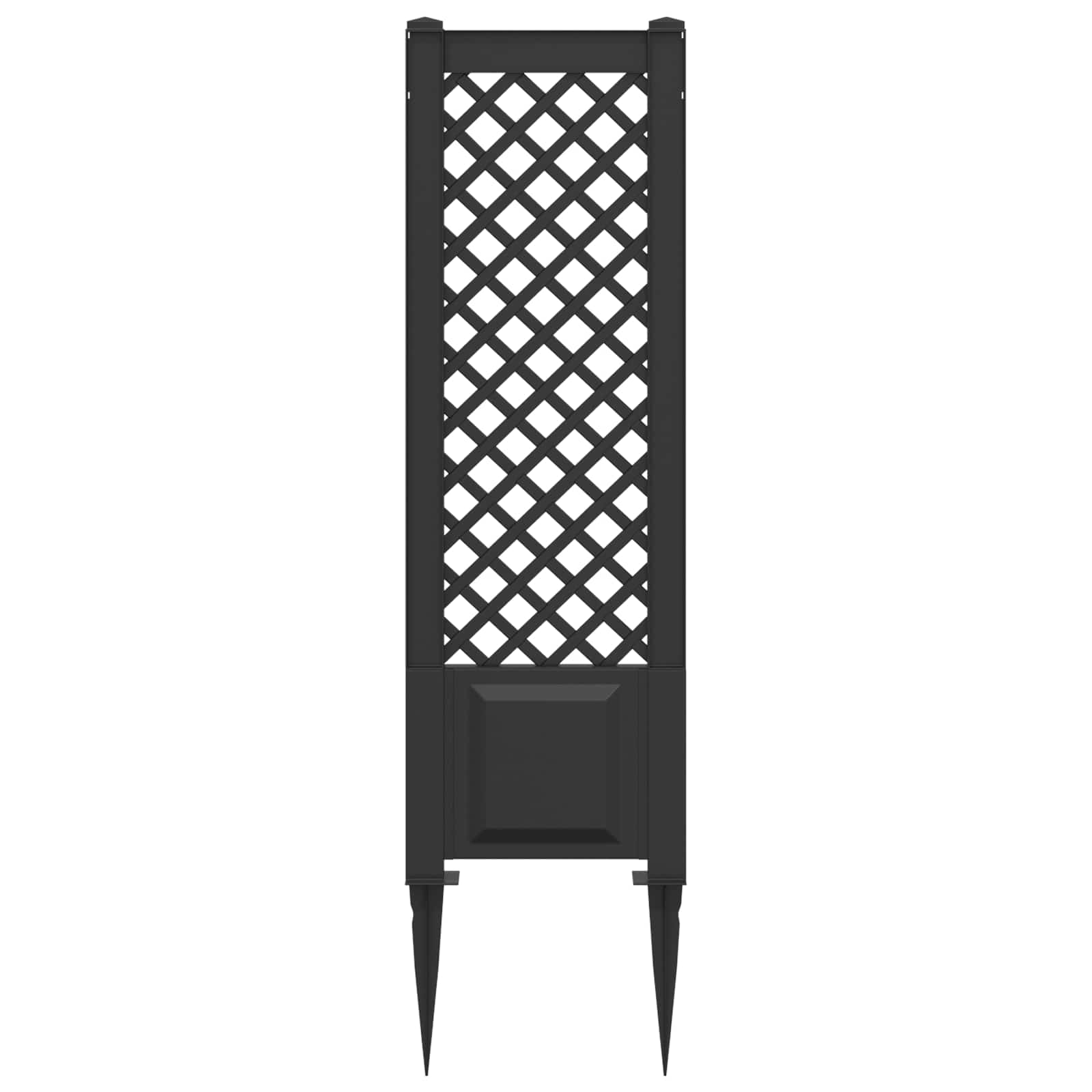 Trellis met Spike Antracietkleurig 43 x 6 x 165 cm PP