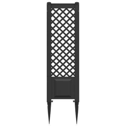 Trellis met Spike Antracietkleurig 43 x 6 x 165 cm PP