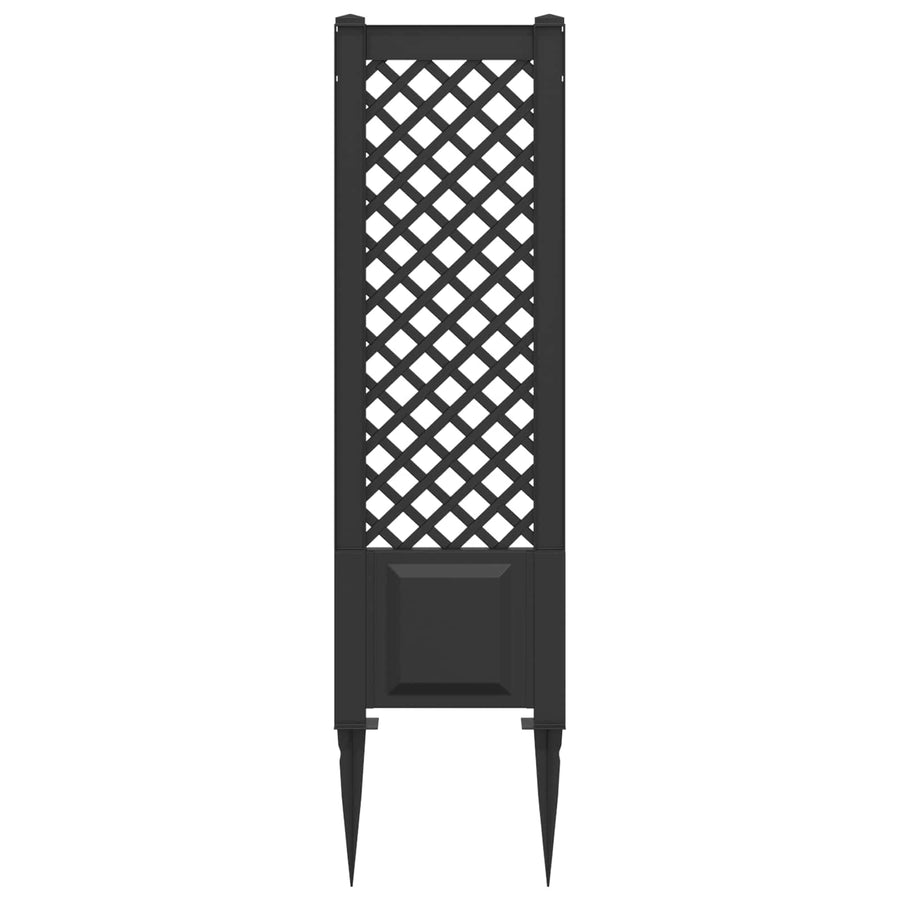 Trellis met Spike Antracietkleurig 43 x 6 x 165 cm PP