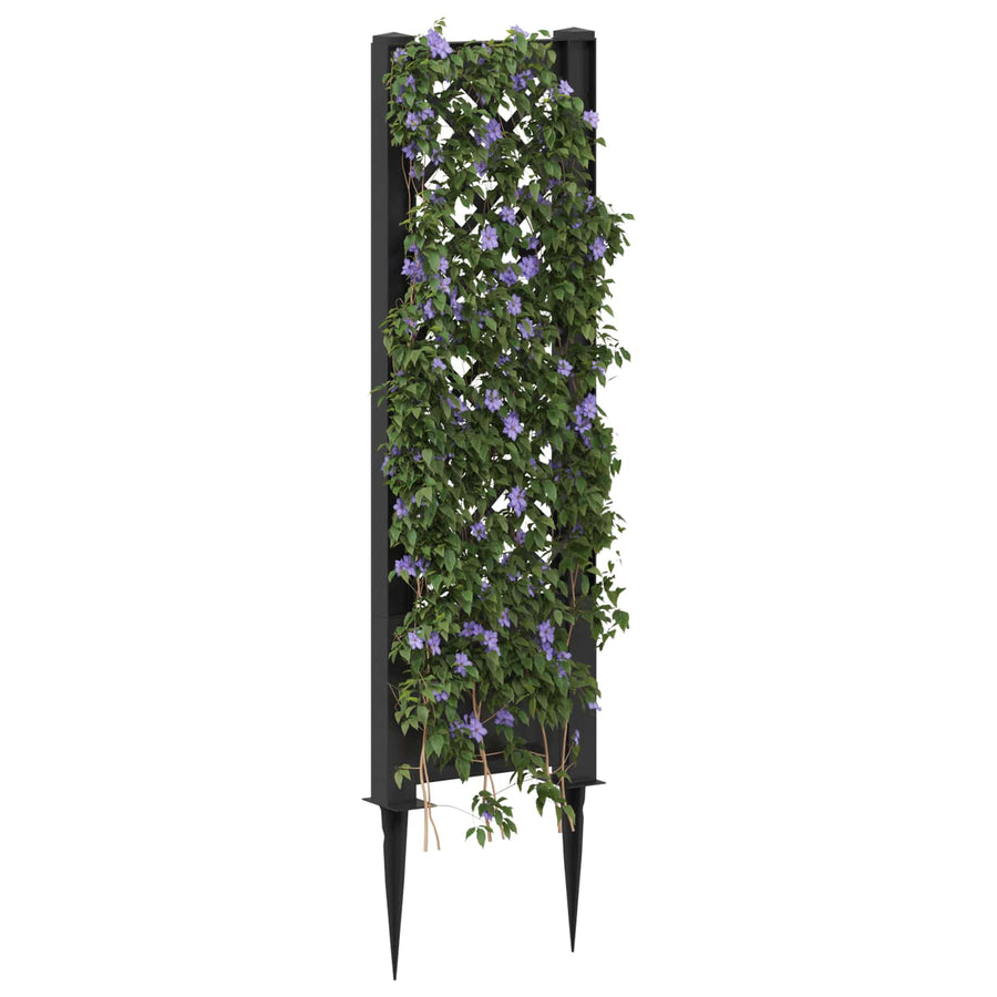 Trellis met Spike Antracietkleurig 43 x 6 x 165 cm PP