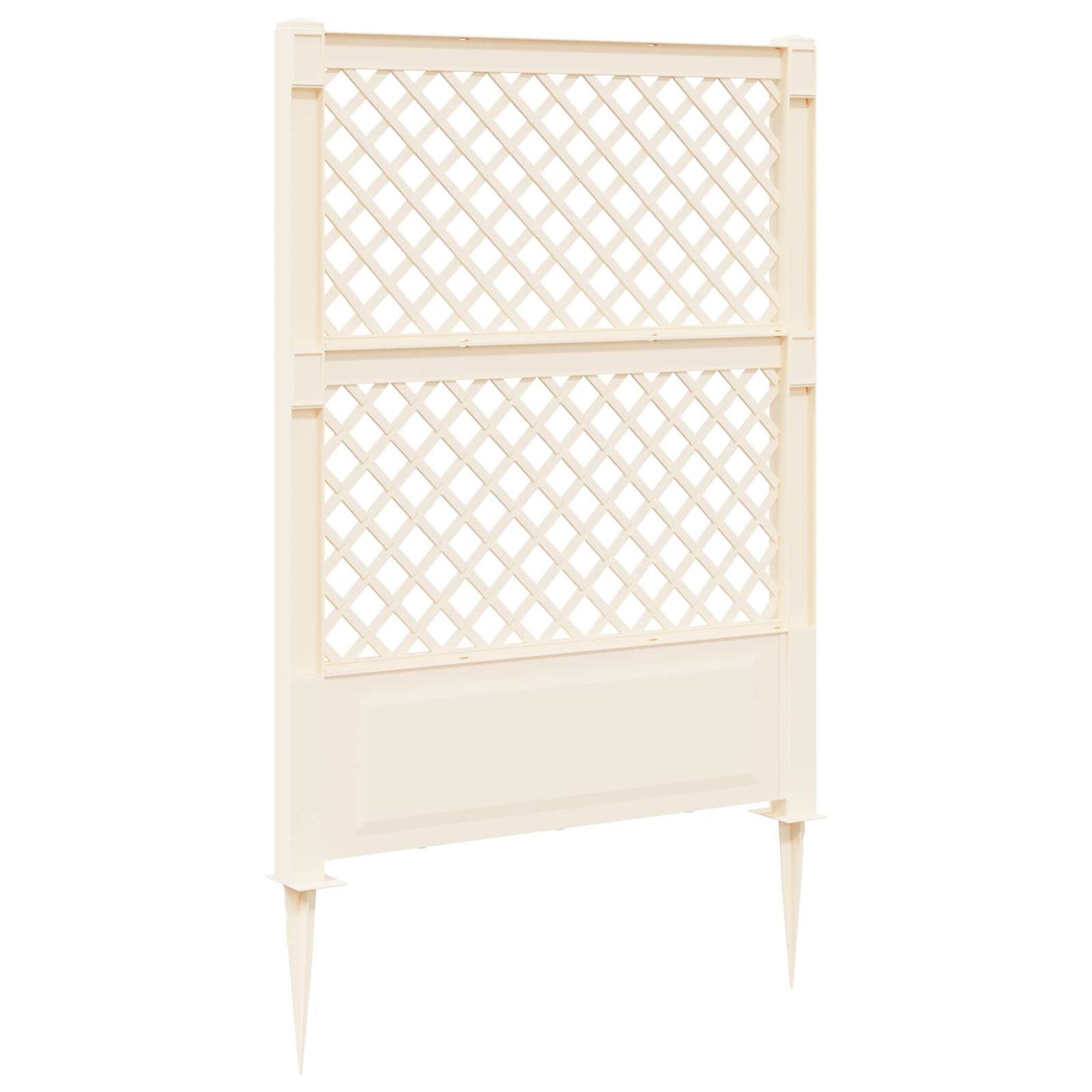 Trellis met Spike Wit 99 x 6 x 165 cm PP