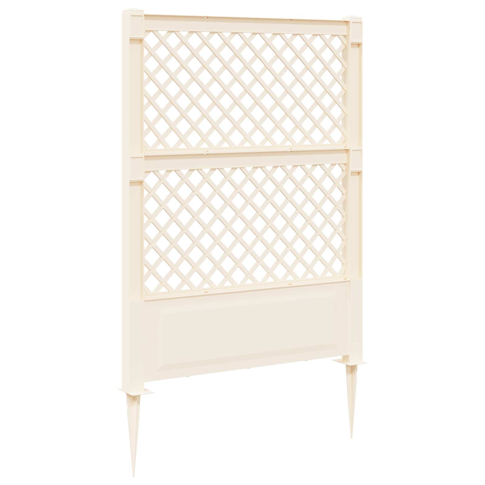 Trellis met Spike Wit 99 x 6 x 165 cm PP