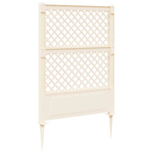 Trellis met Spike Wit 99 x 6 x 165 cm PP