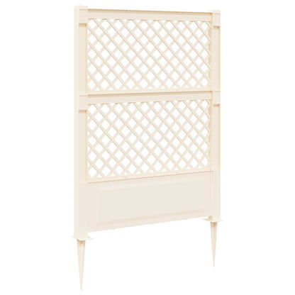 Trellis met Spike Wit 99 x 6 x 165 cm PP