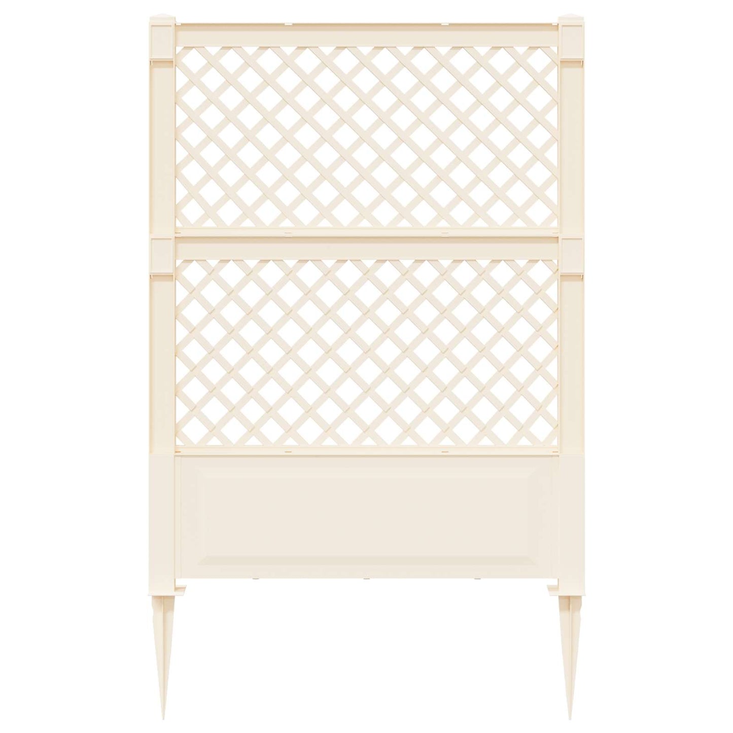 Trellis met Spike Wit 99 x 6 x 165 cm PP