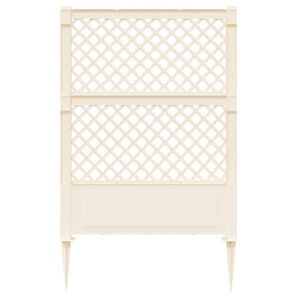 Trellis met Spike Wit 99 x 6 x 165 cm PP