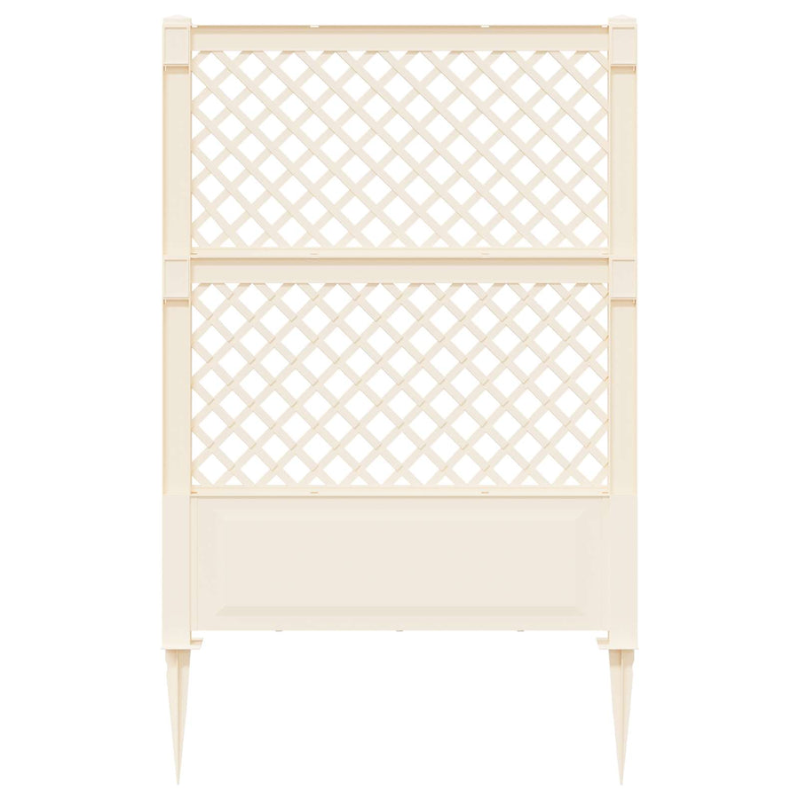 Trellis met Spike Wit 99 x 6 x 165 cm PP