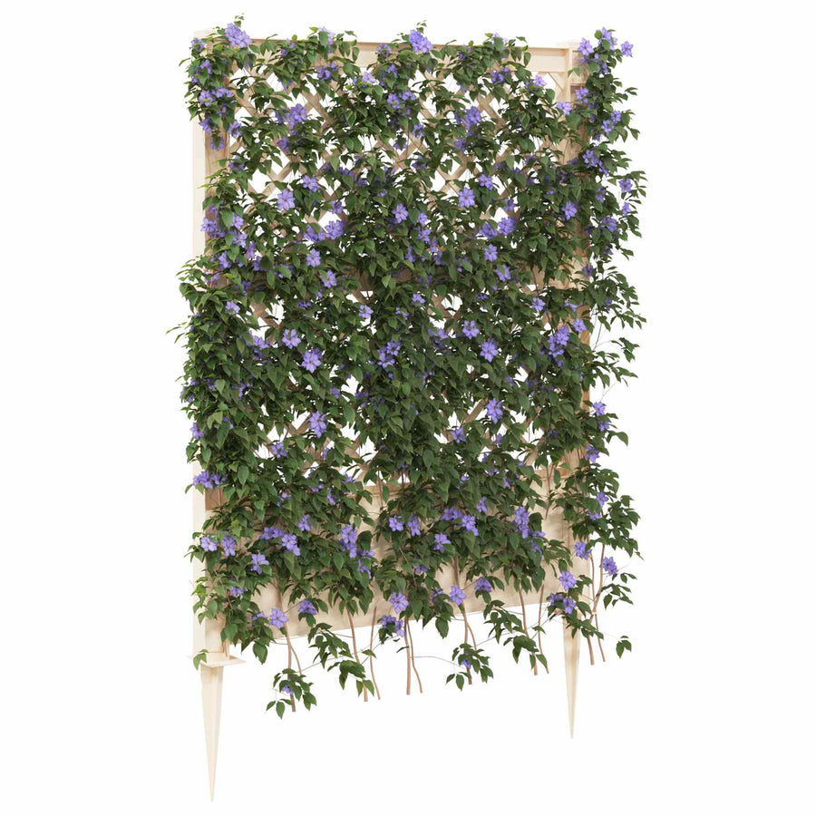 Trellis met Spike Wit 99 x 6 x 165 cm PP