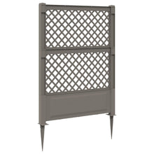 Trellis met Spike Grijs 99 x 6 x 165 cm PP